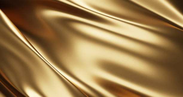 Gold luxury fabric background 3d render - Propkarmaa